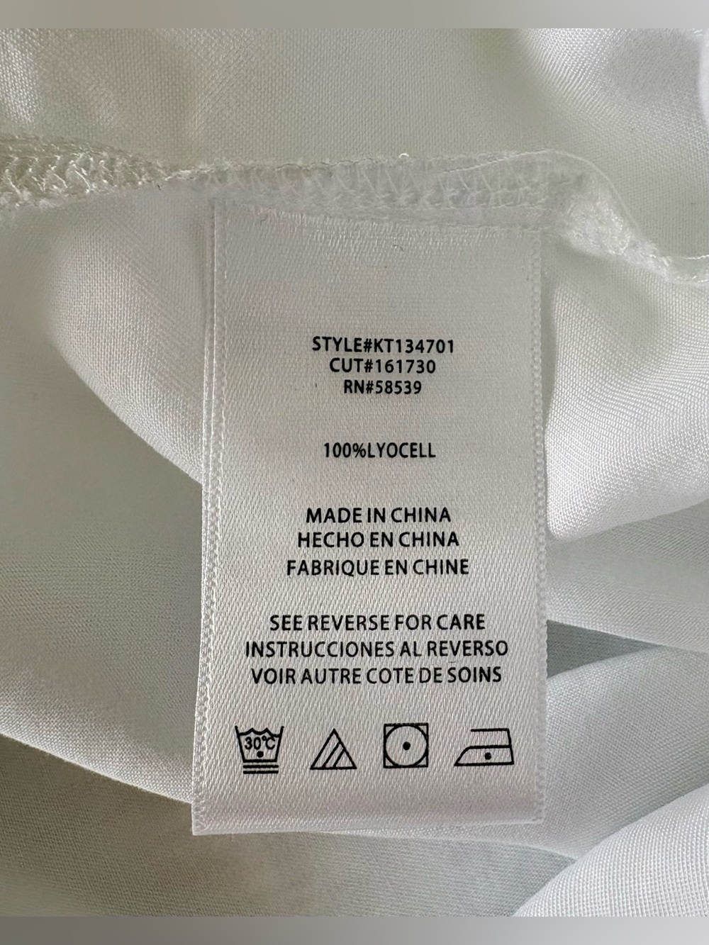 KUT from the Kloth White Ruffle Front Lyocell Sleeveless Top NWT XS - Picture 8 of 9
